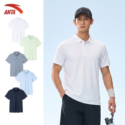 ANTA Nam Business Áo polo tay ngắn Thể Thao Short Sleeve Polo Shirt Pickleball Tập Gym Tennis  1524C7165AU