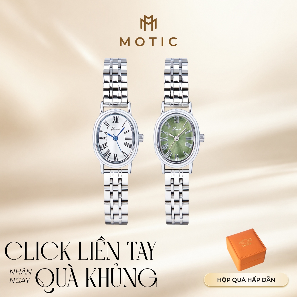 Đồng Hồ Nữ Jrande 9758L Dây Kim Loại Sang Trọng Thiết Kế Thanh Lịch | MOTIC