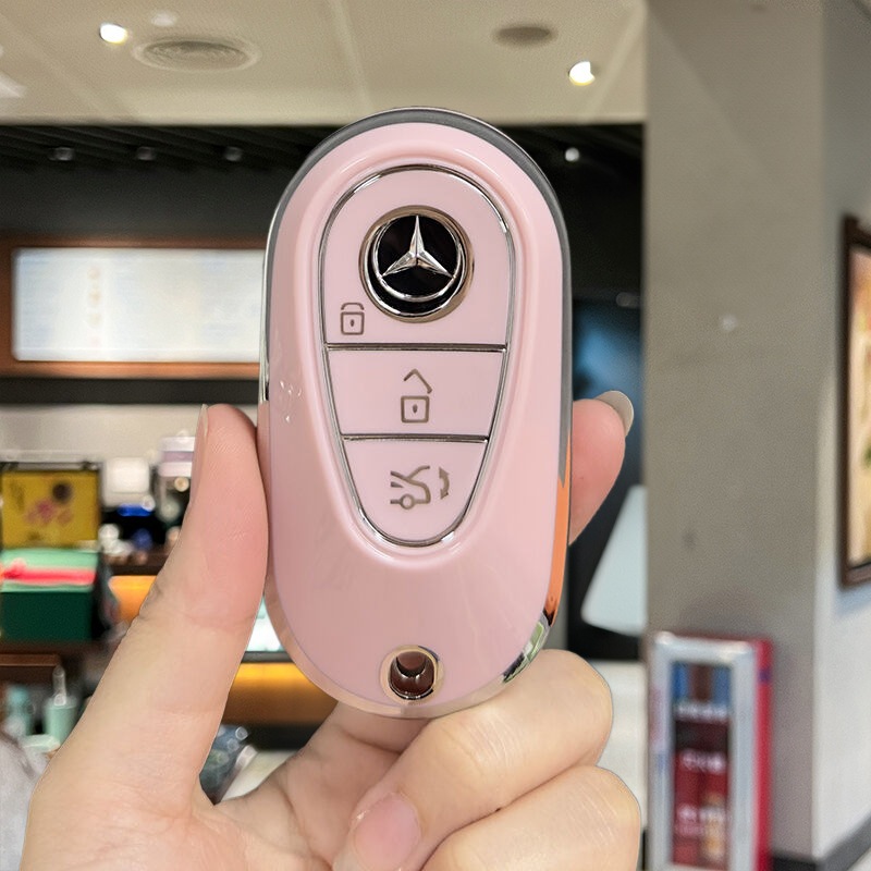 Ốp TPU cho khóa xe Mercedes đời khoảng 2021–2025 (C300) C-Class ,GLC , E-class,S-Class,EQE, EQS