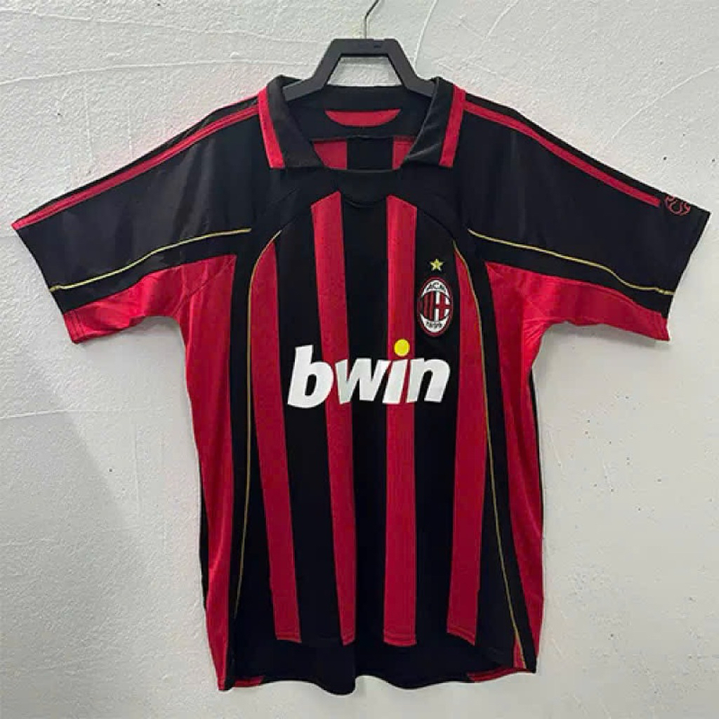Áo AC Milan 06/07 Retro CC - logo thêu full