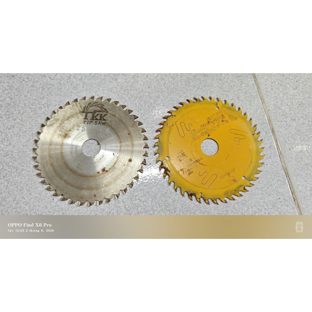 lưỡi cưa nhôm gỗ hợp kim 125mm Nhật bãi