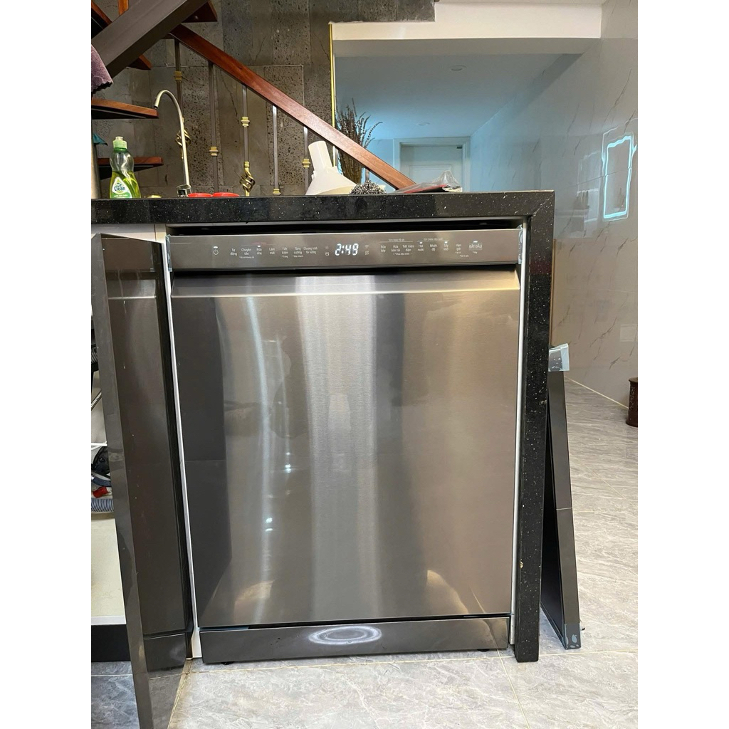 (chính hãng) Máy rửa bát LG Quadwash TrueSteam™ màu đen bóng MỚI | LDT14BSA4, Bảo hành toàn quốc 2 n