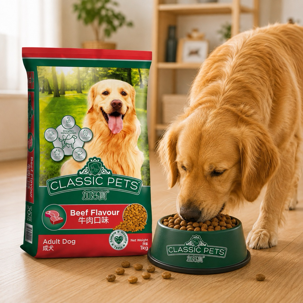 Hạt chó Classic Pets 400g vị bò