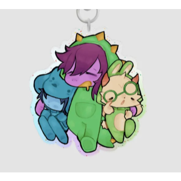 Fungang snuggle keychain