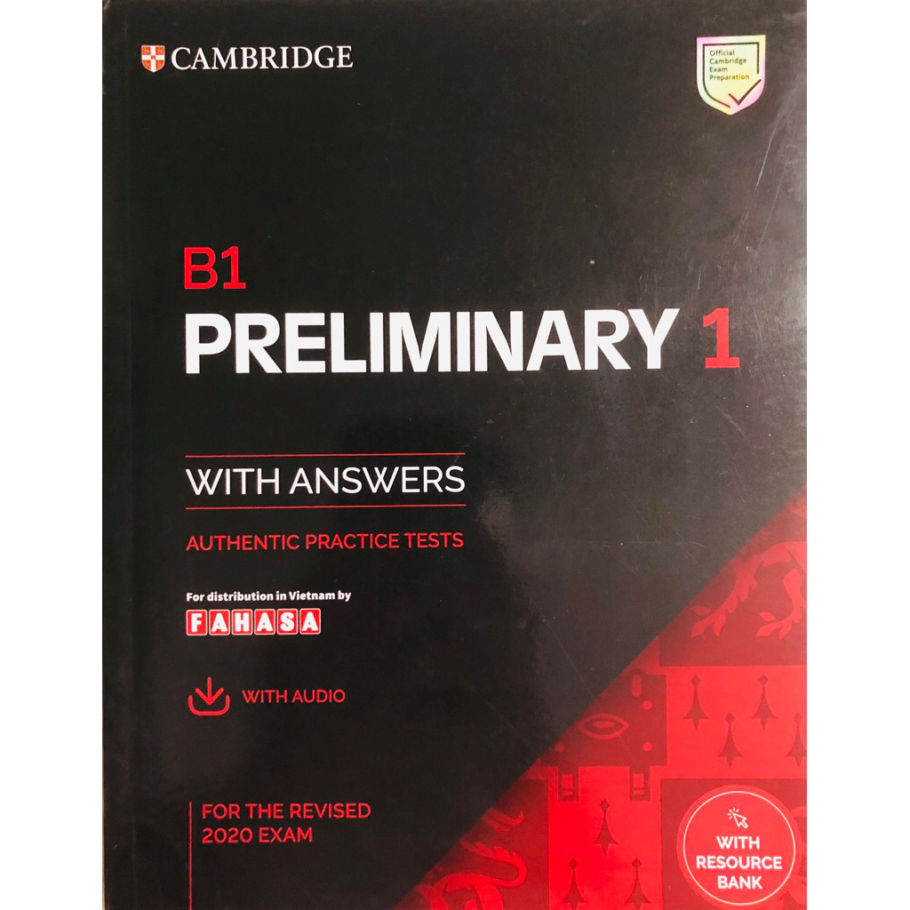 Sách - B1 PRELIMINARY (Authentic Practice Tests) with Answers