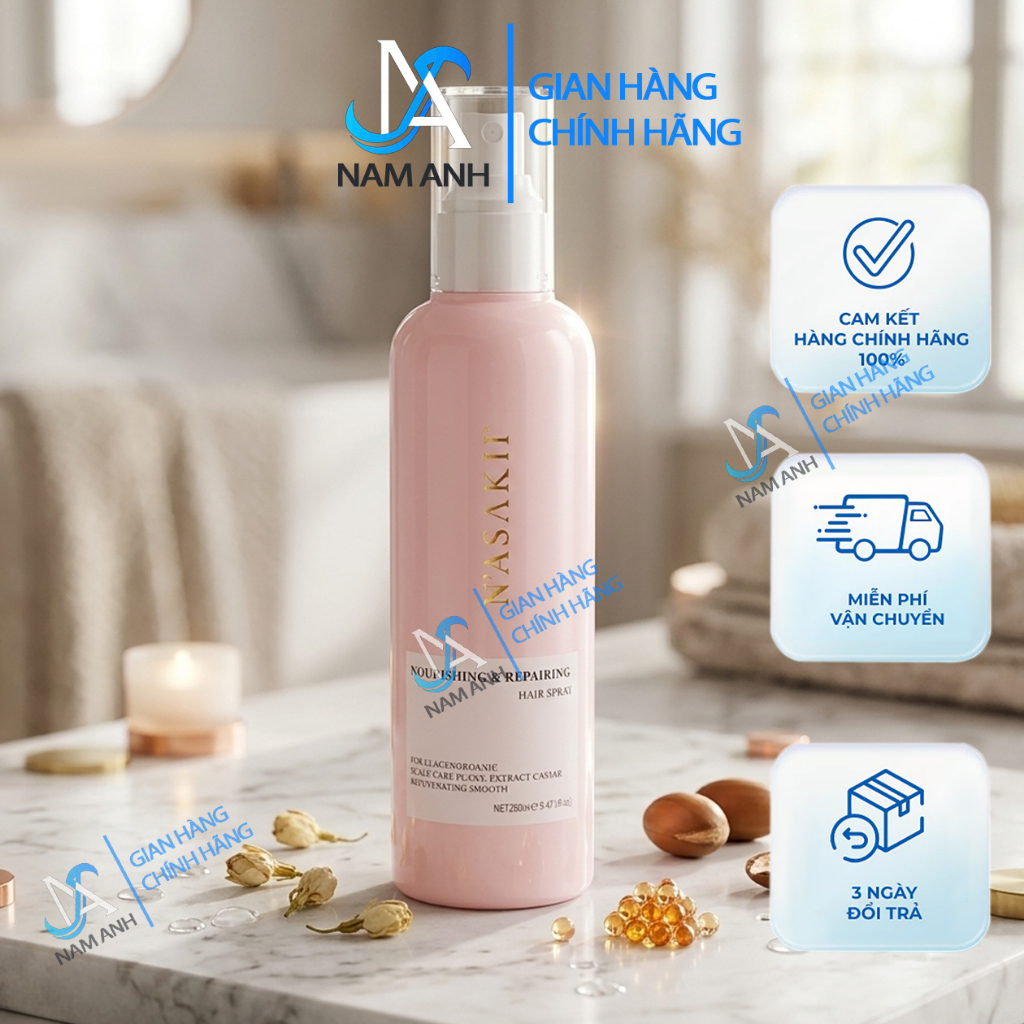 N'asakii Xịt dưỡng ẩm Collagen N'asakii 280 ML