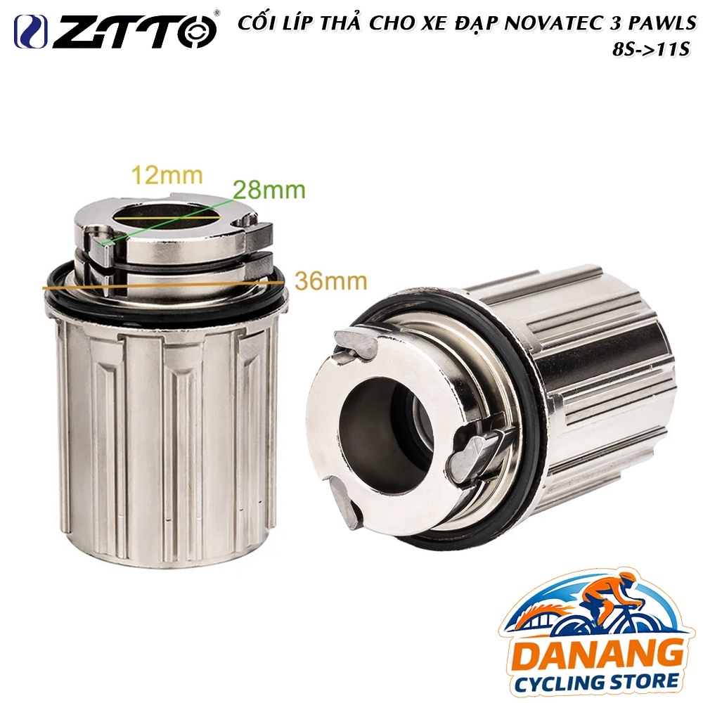 Cối Líp Thả Xe Đạp Ổ Bi Bạc Đạn Thay Thế Cho Hub NOVATEC F172SB – Freehub Body
