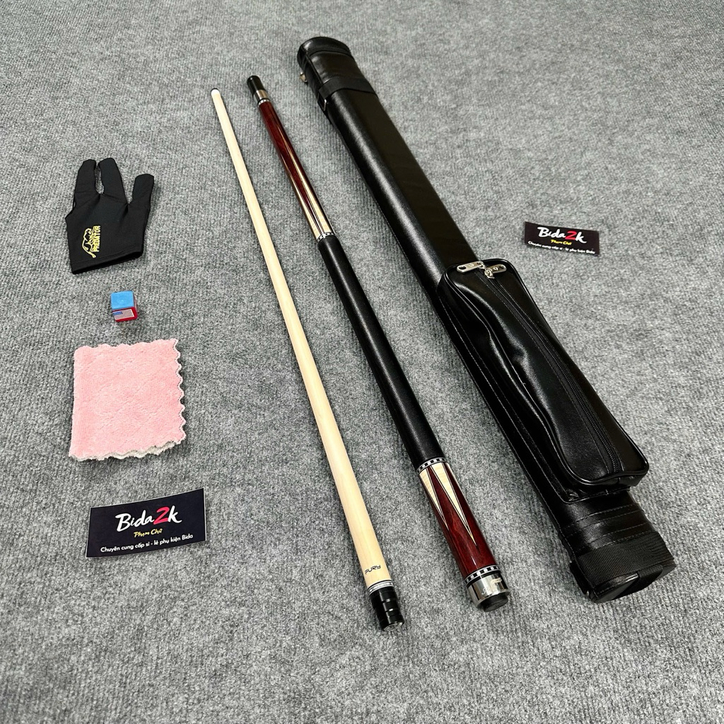 Cơ bida Fury ak-2 và bao da