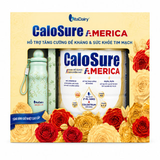 [TẶNG KÈM BÌNH GIỮ NHIỆT] Sữa bột CaloSure America 800g (Vị thanh nhẹ) - Số lượng có giới hạn