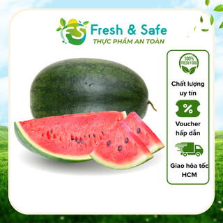 [ Hỏa Tốc HCM ] Dưa Hấu Long An Ruột Đỏ 1 Trái | Fresh & Safe