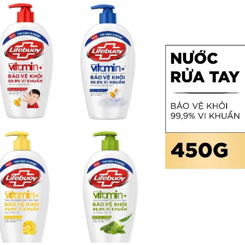 Nước Rửa Tay LIFEBUOY 450g