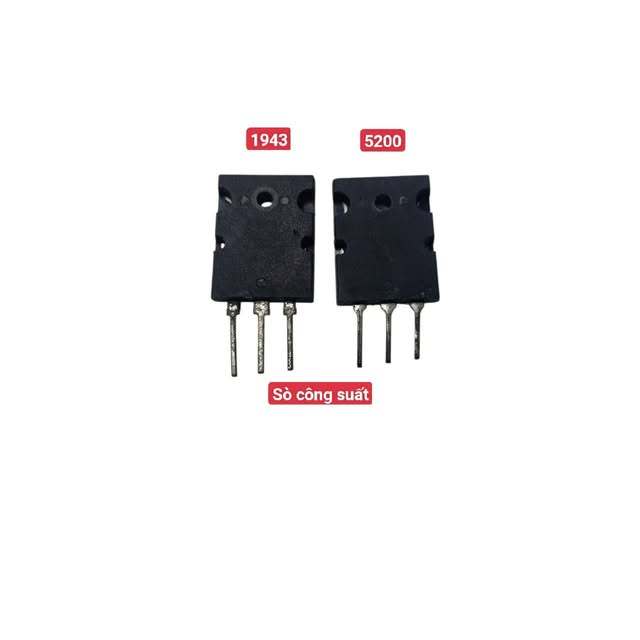 Cặp sò C5200 A1943 15A 230V TO-3PL tháo máy
