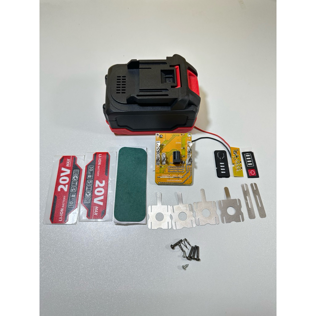 combo vỏ mạch,tem,kẽm 5s21v cell18650 loại 5s2p 5s3p 5s4p chân 4cm phổ thông