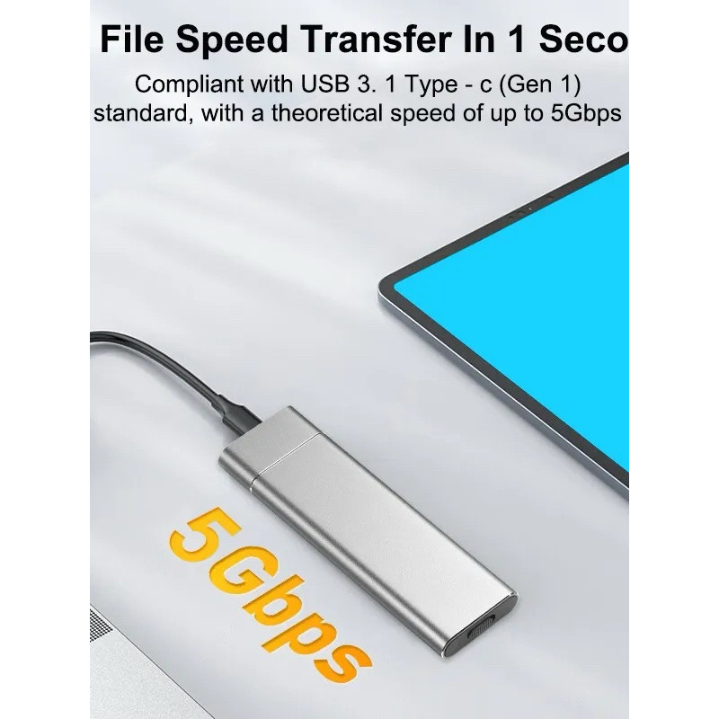 Hộp (Box) Đựng Ổ Cứng Ngoài SSD M2 Sata NGFF không dùng được cho ổ cứng SSD M2 NVME PCLE