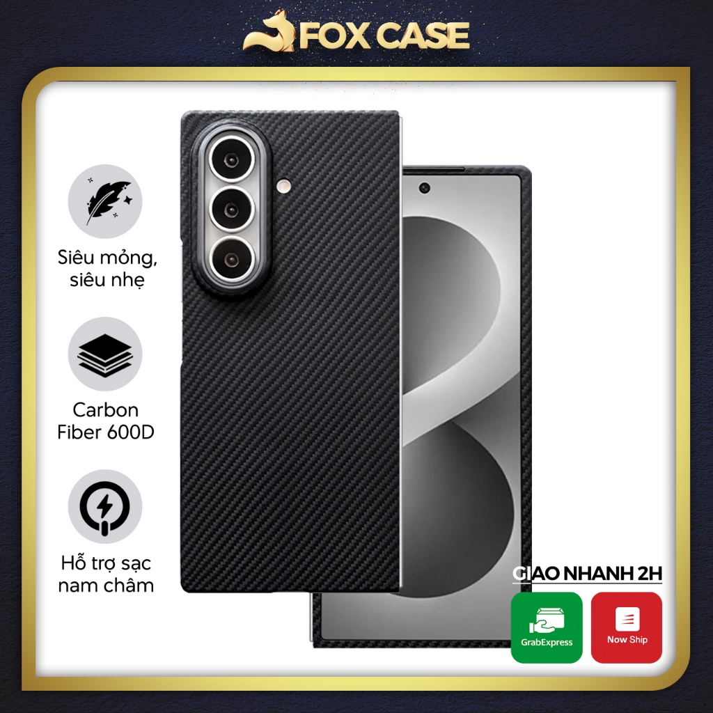 Ốp Aramid Carbon Fiber cho Samsung Galaxy Z Fold7