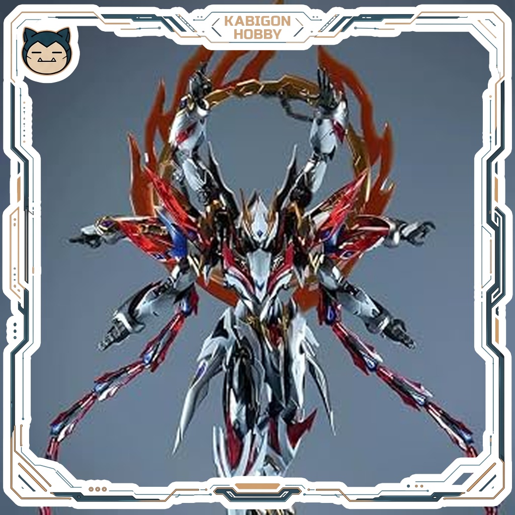 Mô Hình Lắp Ráp Motor Nuclear MNP-XH04W Nezha White Natra Trắng 1/100 Khung Kim Loại Model Kit