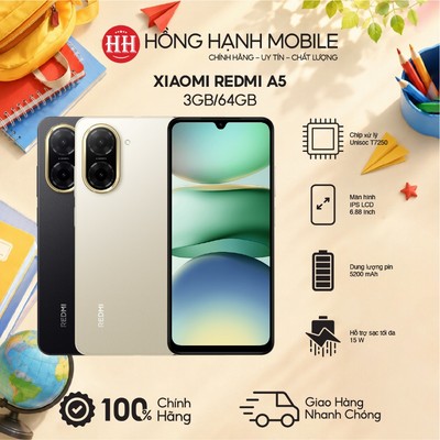 Điện Thoại Xiaomi Redmi A5 3GB/64GB - Hàng Chính Hãng