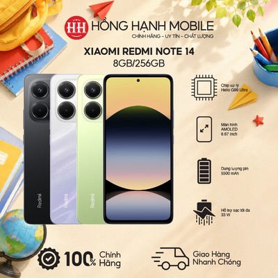 Điện Thoại Xiaomi Redmi Note 14 8GB/256GB - Hàng Chính Hãng