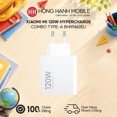 Cốc Sạc Xiaomi Mi 120W HyperCharge Combo Type-A BHR9462EU - Hàng Chính Hãng