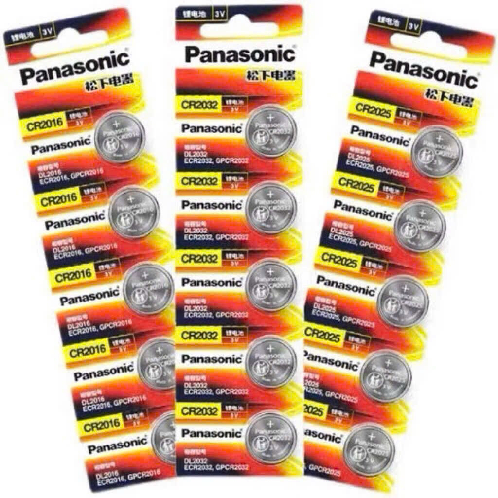 Pin Panasonic CR 1616, CR1220, CR2032, CR2025