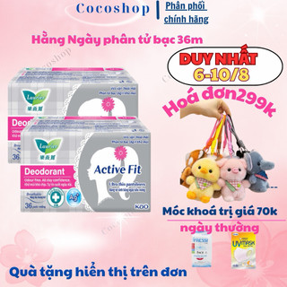 Băng Vệ Sinh hằng ngày khử mùi - Kháng khuẩn Laurier Active Fit 40 Miếng