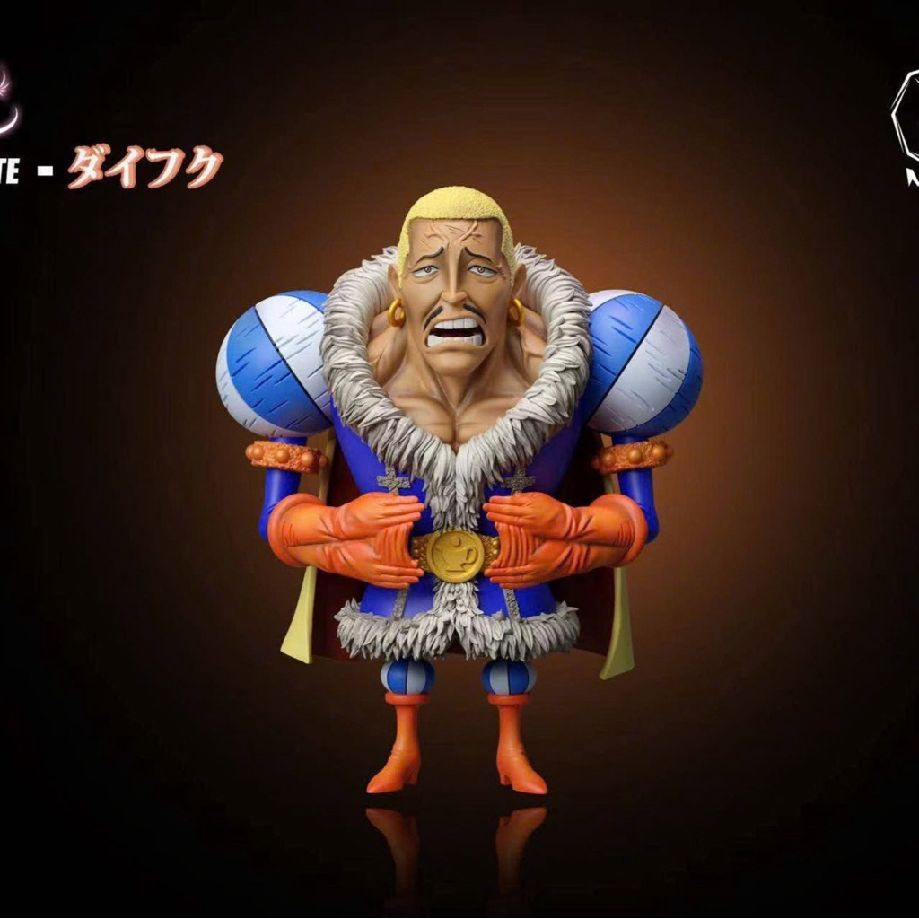 Cặp mô hình Resin WCF chính hãng MDS Studio One Piece Whole Cake Island Đảo Bánh Team Bigmom Charlot