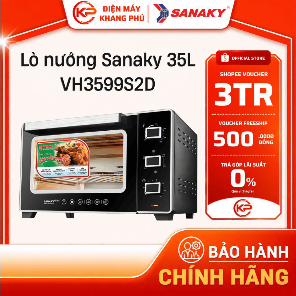 Lò nướng Sanaky 35L VH3599S2D