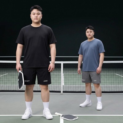 Áo Thun Nam Bigsize 80-140kg AKYOO Cao Cấp, Chất Liệu Cotton Co Giãn, Thoáng Mát - AT GAN THAN - GAN DEN