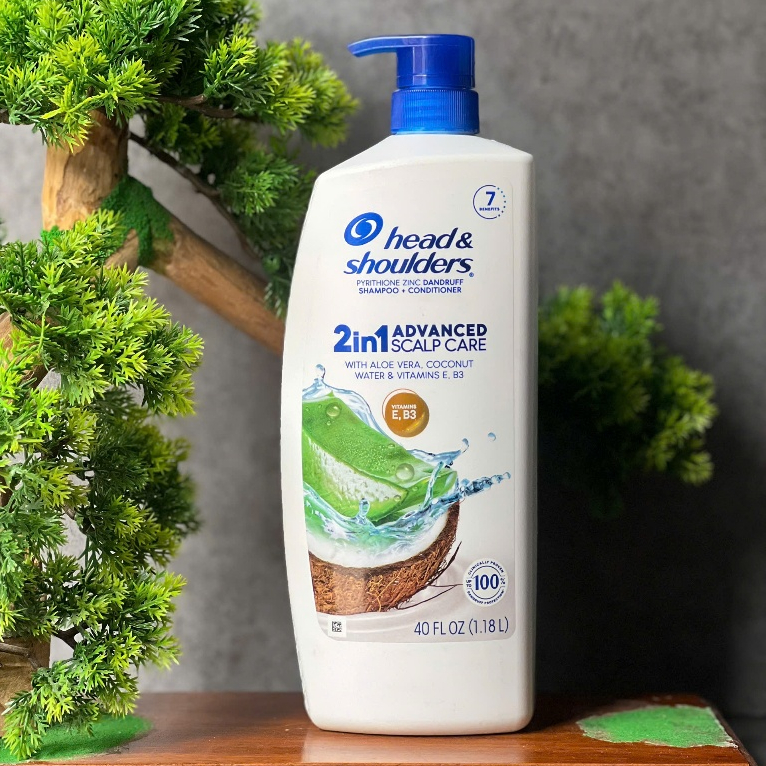 Dầu Gội Head and Shoulder 2 in 1 Advanced scalp care 1.18 lít hàng Mỹ