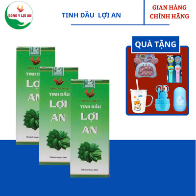 [COMBO 3] Tinh Dầu Lợi An Hỗ Trợ Giảm Ho, Sổ Mũi Khò Khè Hàng Chuẩn - Date Mới
