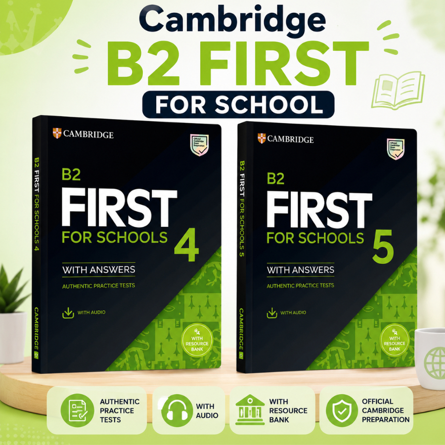 Aha - Sách Tiếng Anh - Cambridge B2 FIRST FOR SCHOOL with answer 4 5