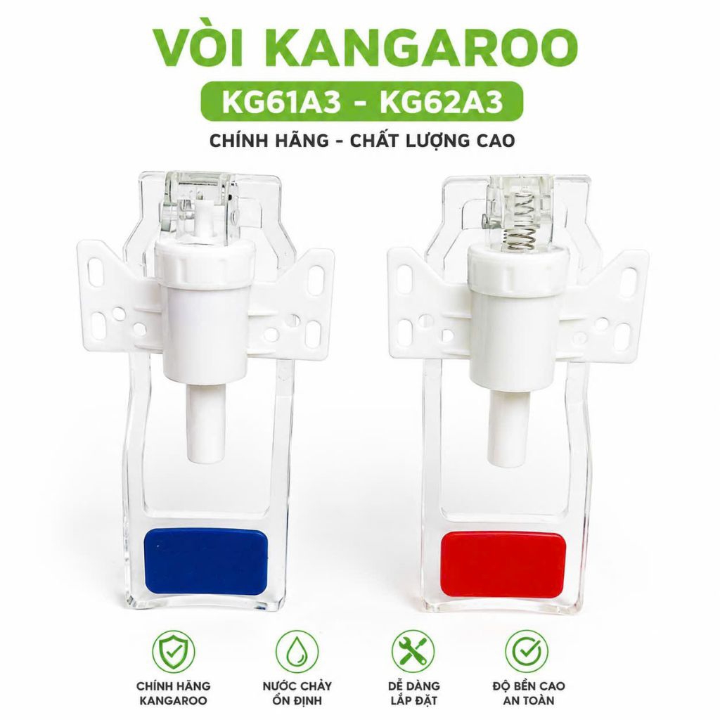Vòi cây nước nóng lạnh Kangaroo model Kg61a3, Kg62a3
