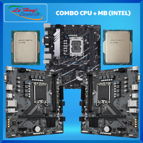 Combo CPU i5 14400 Tray/ 14400F Tray + MainBoard B760 Gigabyte/ Asus - Hàng Chính Hãng