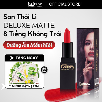 Son Thỏi Lì Dưỡng Môi Lâu Trôi - Benew Deluxe Matte Lipstick