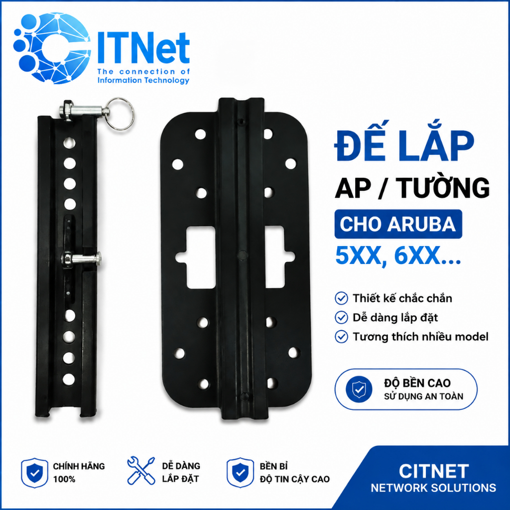 Đế treo chuyên dụng gắn trần cho Aruba wifi 6 và 6E 505/515/535/555/615/635