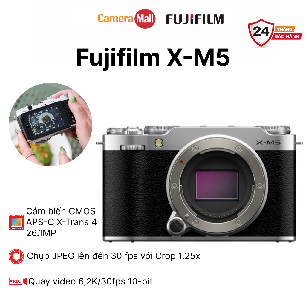 Fujifilm X-M5 (XM5) | Chính Hãng