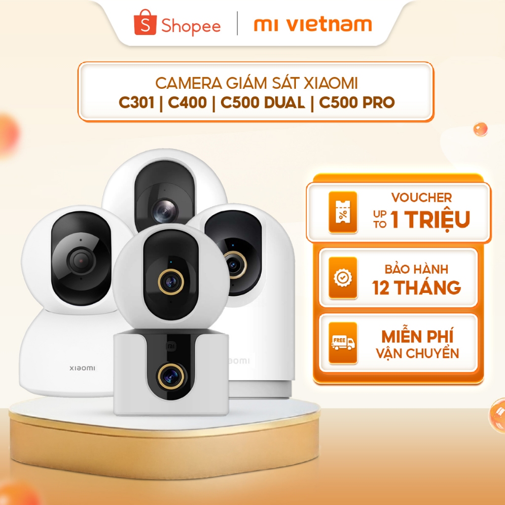 Camera giám sát Xiaomi C301 | C400 | C500 Dual | C500 Pro - Chính hãng