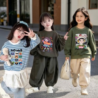 Áo Nỉ Dài Tay Cho Bé 10-40kg, Áo  Sweater Thu Đông chất nỉ mềm, dày dặn, áo bomber bé gái