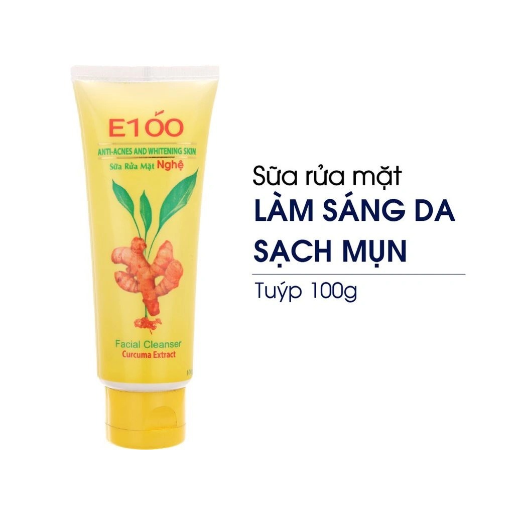 Sữa rửa mặt nghệ 100g E100