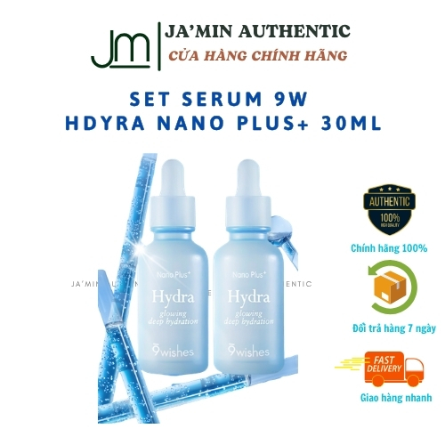 SET SERUM 9WISHES HYDRA NANO PLUS+ 30ML - JAMINAUTH