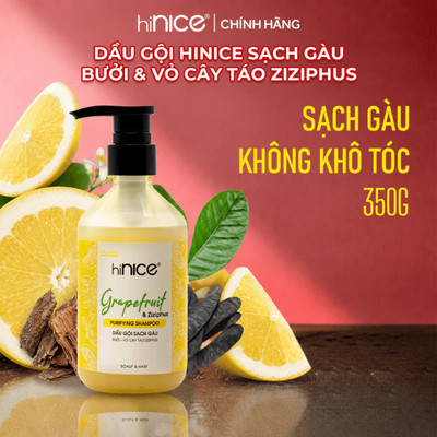 [Quà Tặng Không Bán] Dầu Gội Sạch Gàu Bưởi Vàng hiNICE Giảm Ngứa Da Đầu, Không Gây Khô Và Hỗ Trợ Giảm Gãy Rụng Tóc