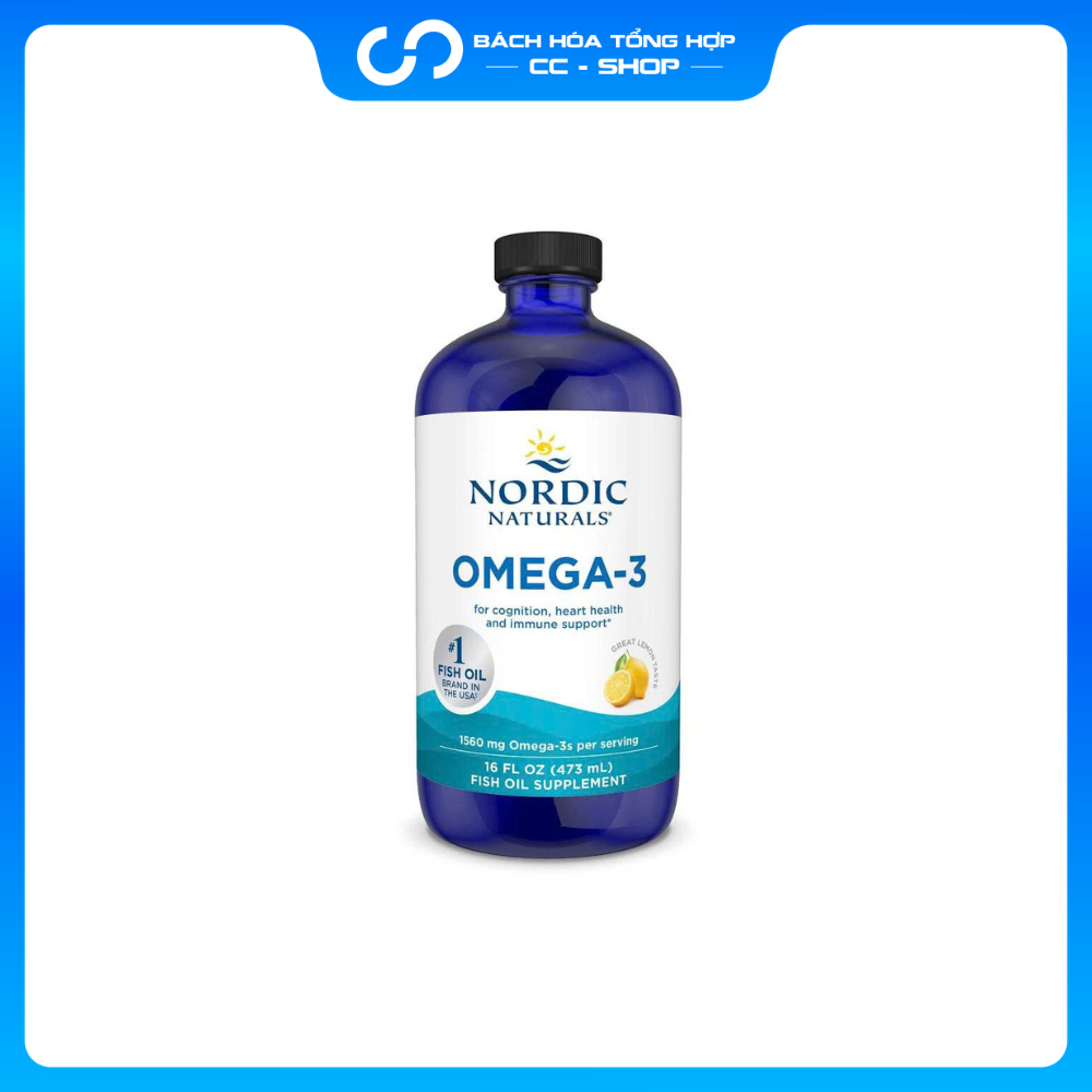 Dầu Cá Omega-3 Dạng Nước Nordic Naturals Ultimate Omega Vị Chanh