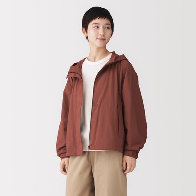 [26AW] MUJI Áo Khoác Nữ Chống Nước Chống Uv Có Mũ