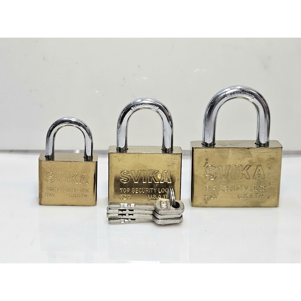 Ổ khóa cửa Svika 40mm (4p) / 50mm (5p) / 60mm (6p) dài và thường dính chìa
