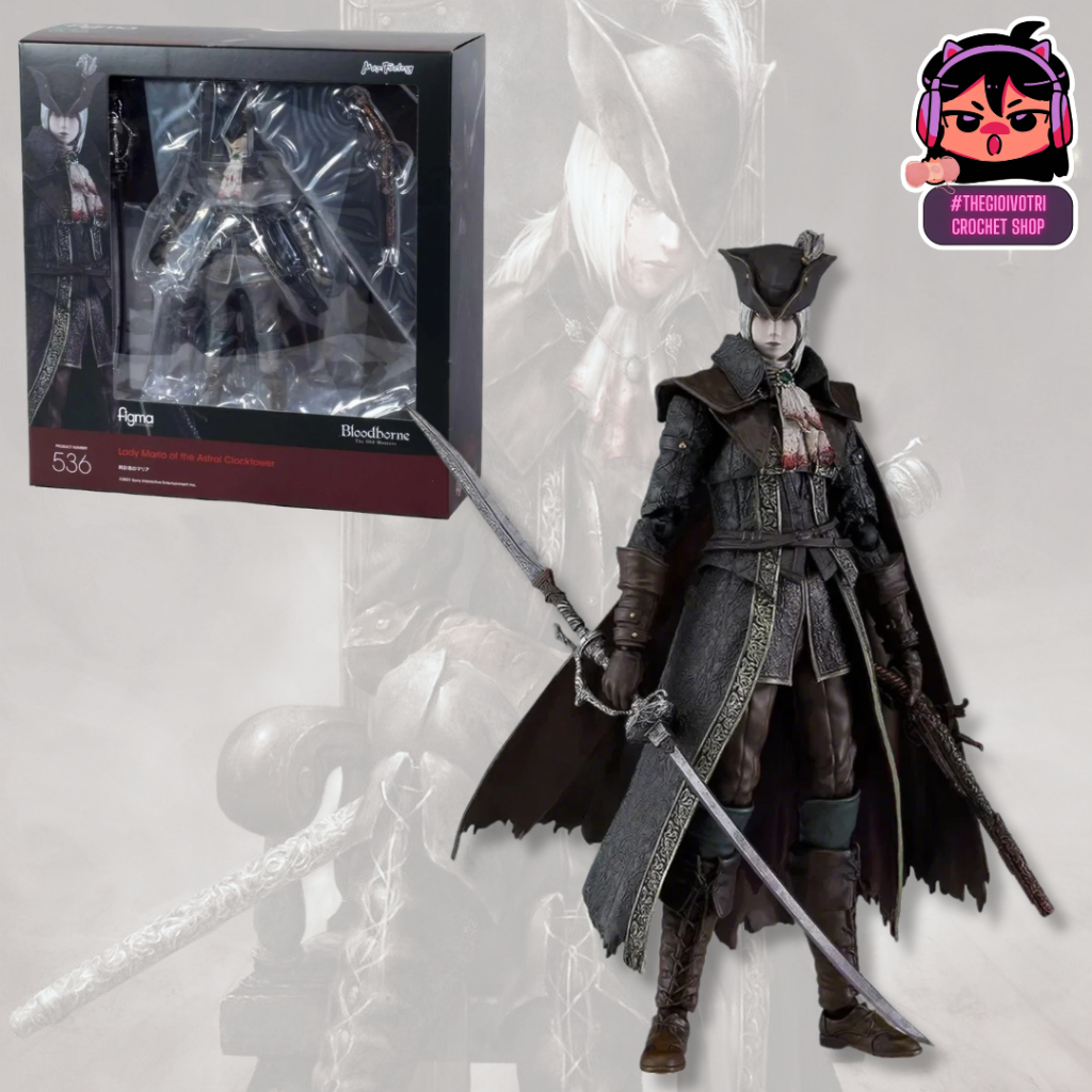 FIGMA 536 (AUTHENTIC) HIGH QUALITY ACTION FIGURE "LADY MARIA - BLOODBORNE" (2ND - FULLBOX)
