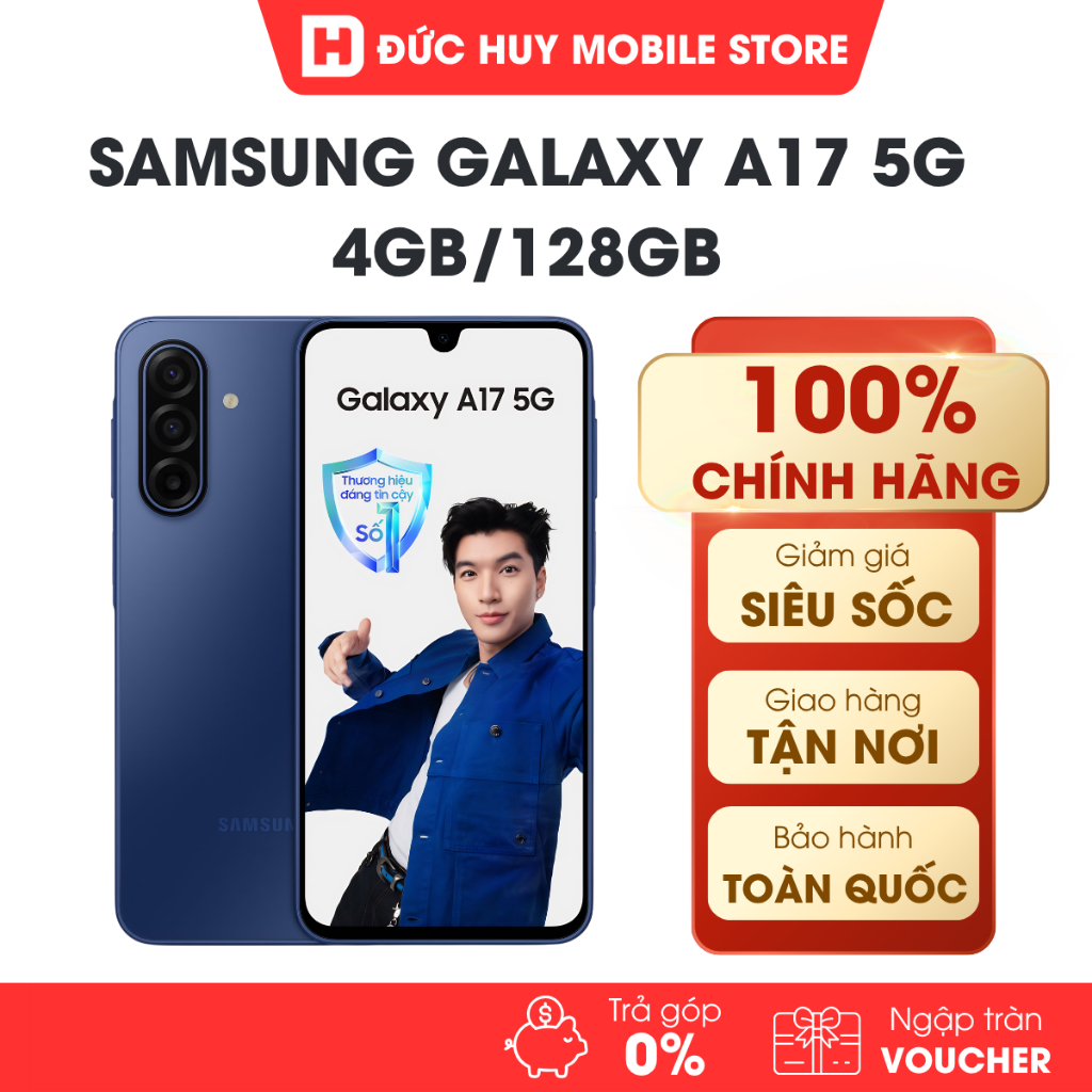 { Kích T8 } Điện Thoại Samsung Galaxy A17 5G 4GB/128GB Chính Hãng