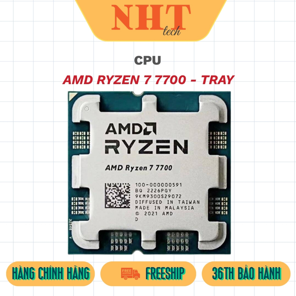 CPU AMD RYZEN 7 7700 - TRAY