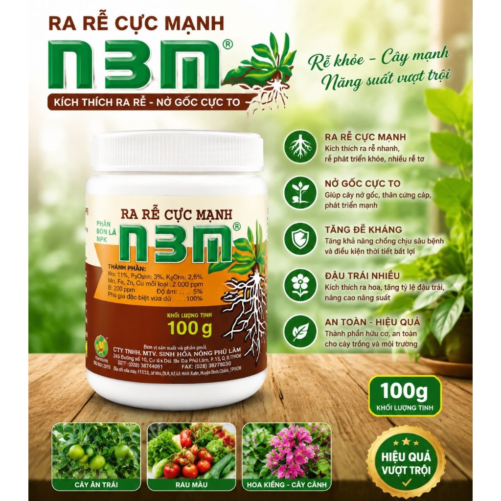 Hũ kích rễ N3M 100g