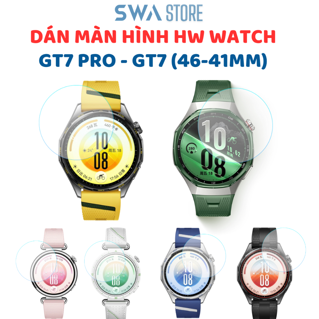 Dán Bảo Vệ Màn Hình 9H Dùng Cho Đồng Hồ Thông Minh HW Watch GT7 41mm GT7 46mm GT7 Pro SWA