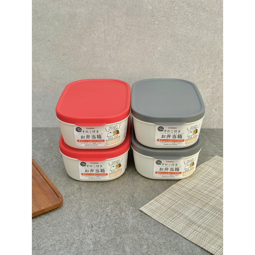 |ANHDSHOP|Hộp đựng thực phẩm 2 lớp, chia 2 ngăn NAKAYA